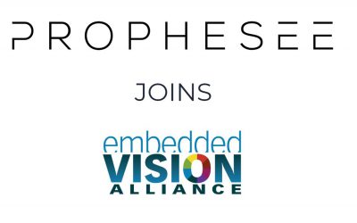 Prophesee joins the Embedded Vision Alliance